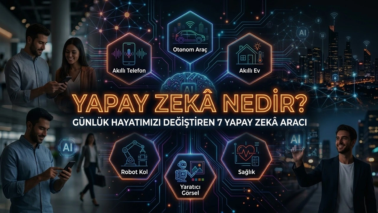 Yapay Zekâ Nedir? Günlük Hayatımızı Değiştiren 7 Yapay Zekâ Aracı