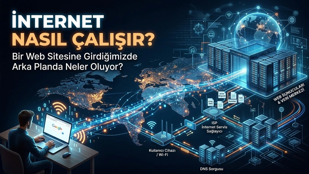 İnternet Nasıl Çalışır? Bir Web Sitesine Girdiğimizde Arka Planda Neler Oluyor?