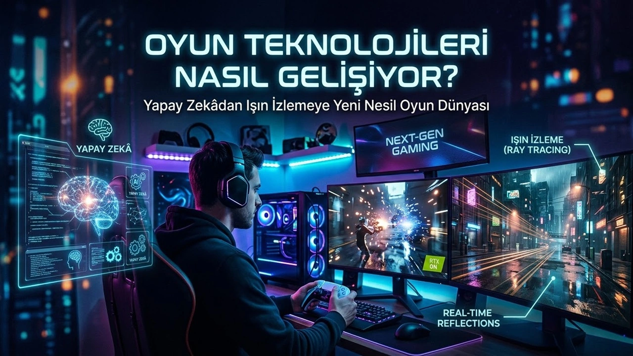 Oyun Teknolojileri Nasıl Gelişiyor? Yapay Zekâdan Işın İzlemeye Yeni Nesil Oyun Dünyası